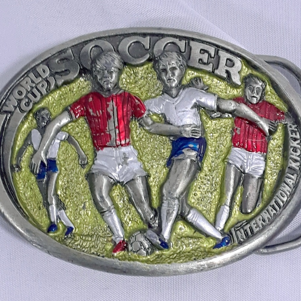 World Cup Soccer Great American Buckle